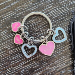 Coach Heart Keyring key ring